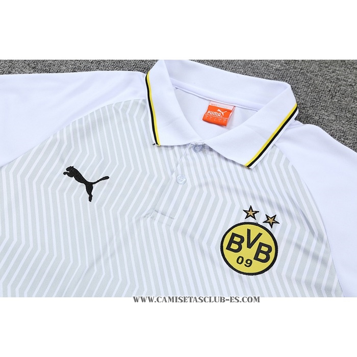 Camiseta Polo del Borussia Dortmund 22-23 Blanco y Verde